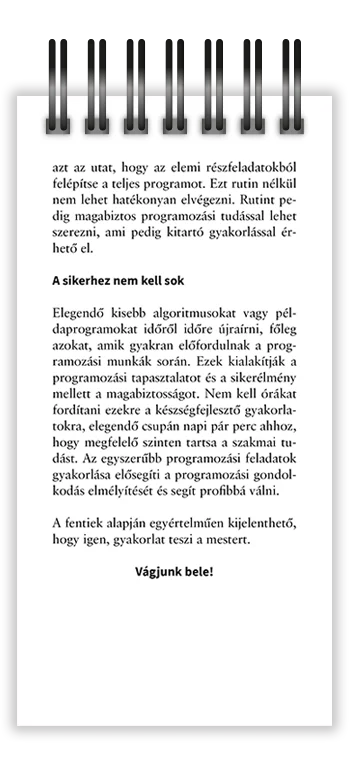 Öröknaptár, 6. oldal, A sikerhez nem kell sok